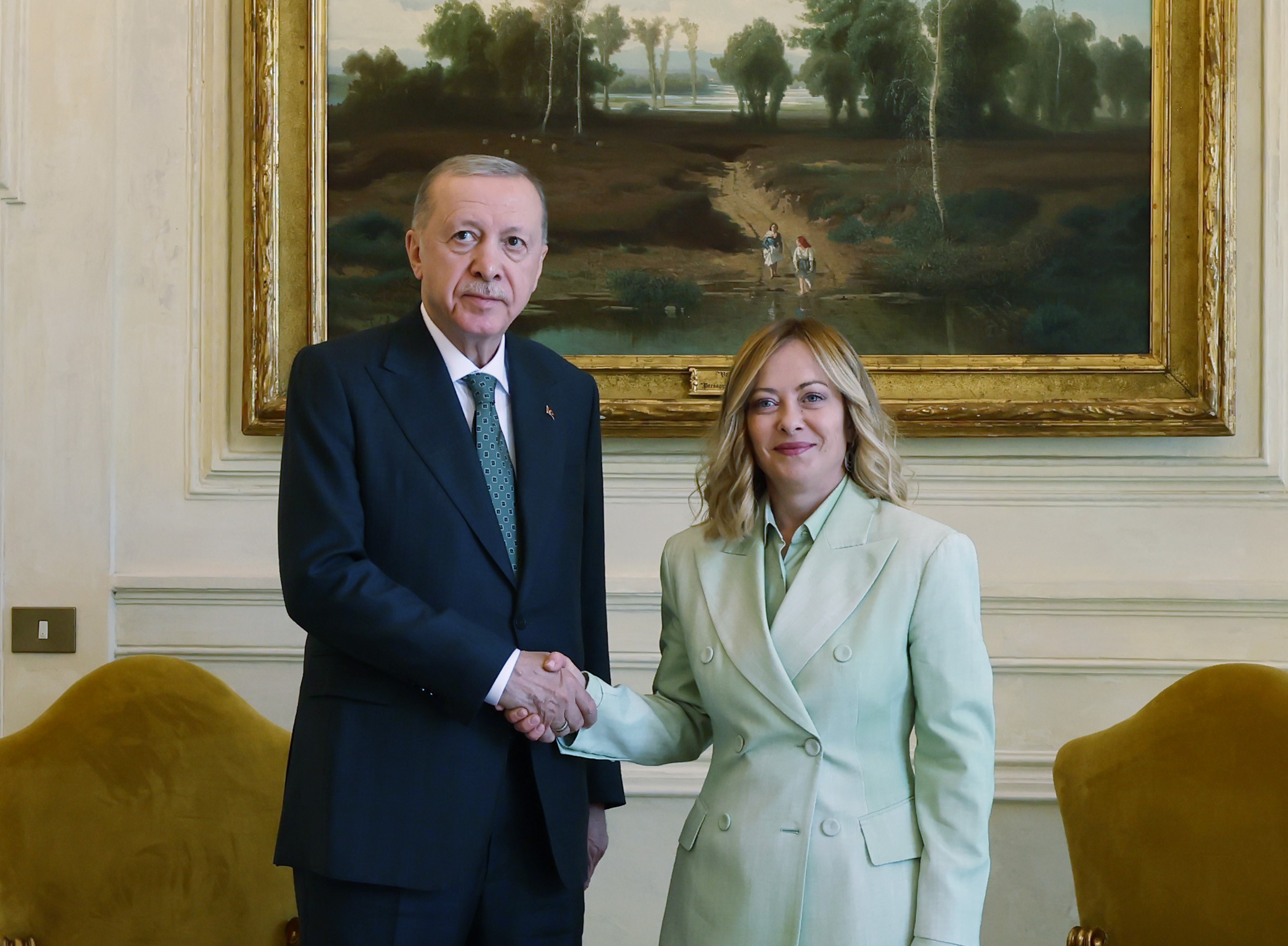 Cumhurbaşkanı Erdoğan, İtalya Başbakanı Meloni