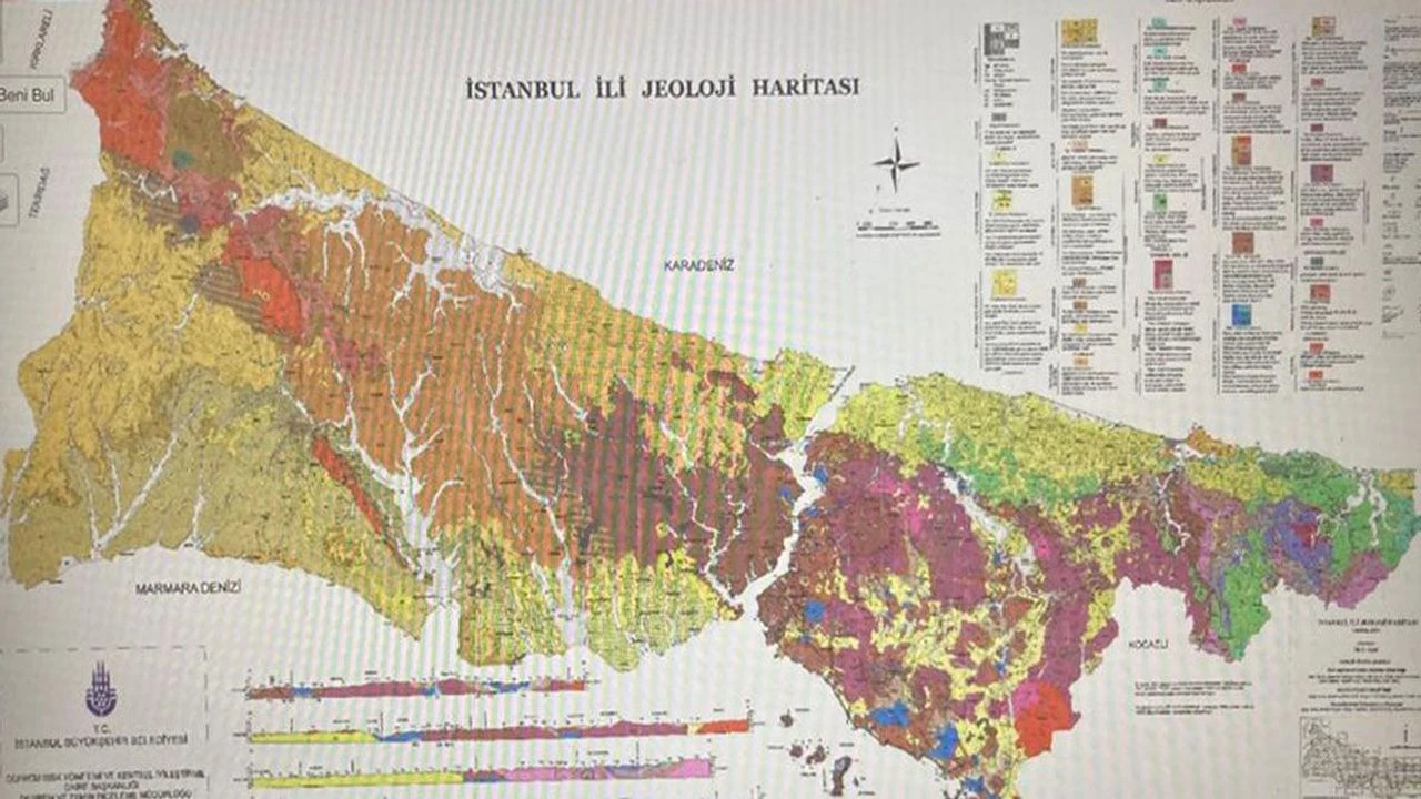 İstanbul Jeoloji Haritaası (1)