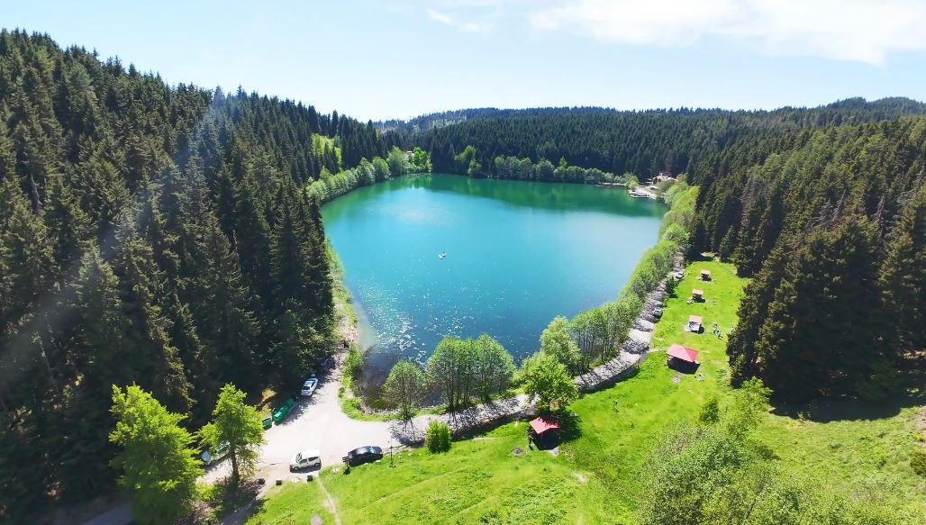 Şavşat Karagöl'de kürek sörfü heyecanı