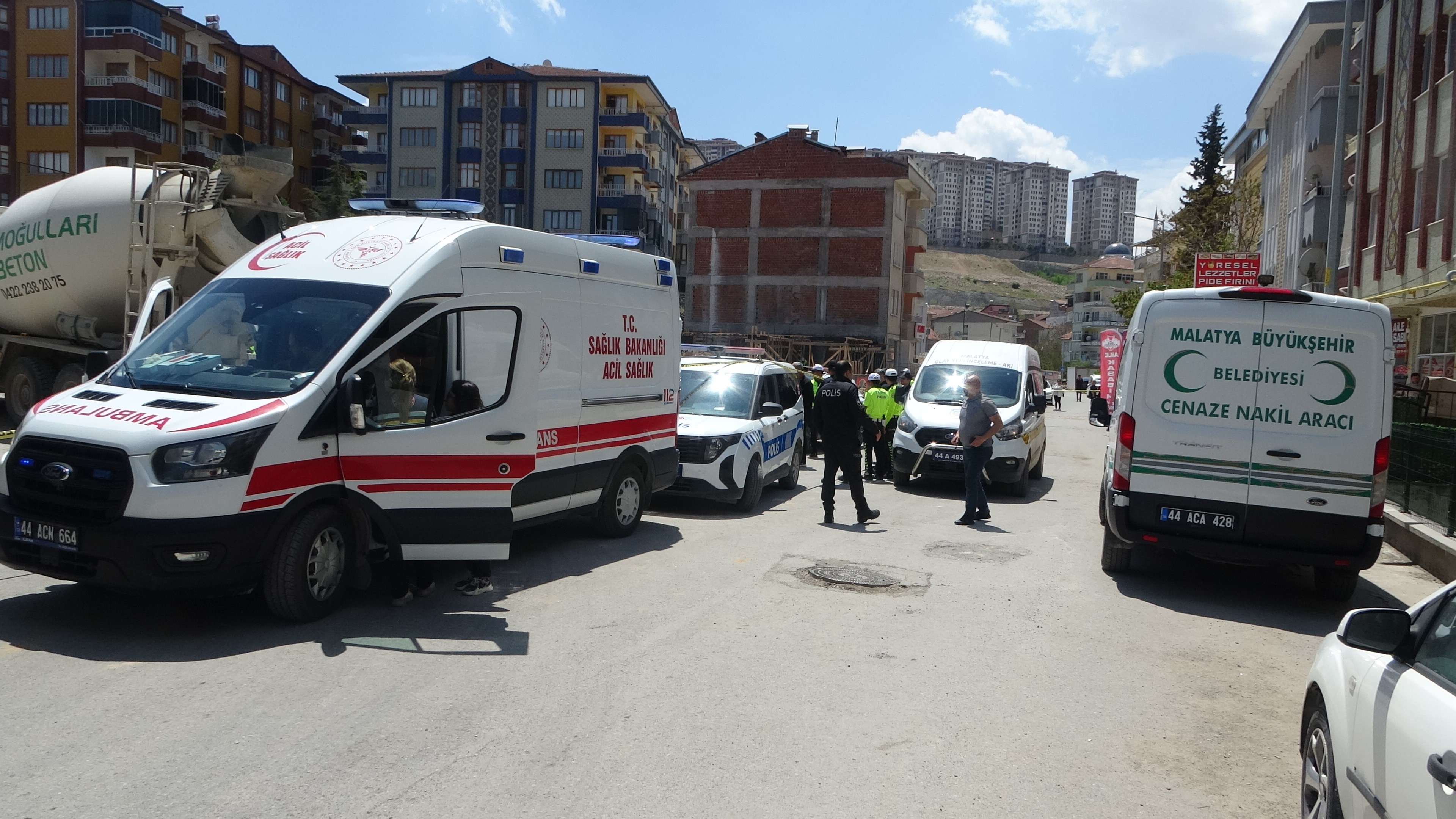 Malatya'da Beton Mikseri Kazası (3)