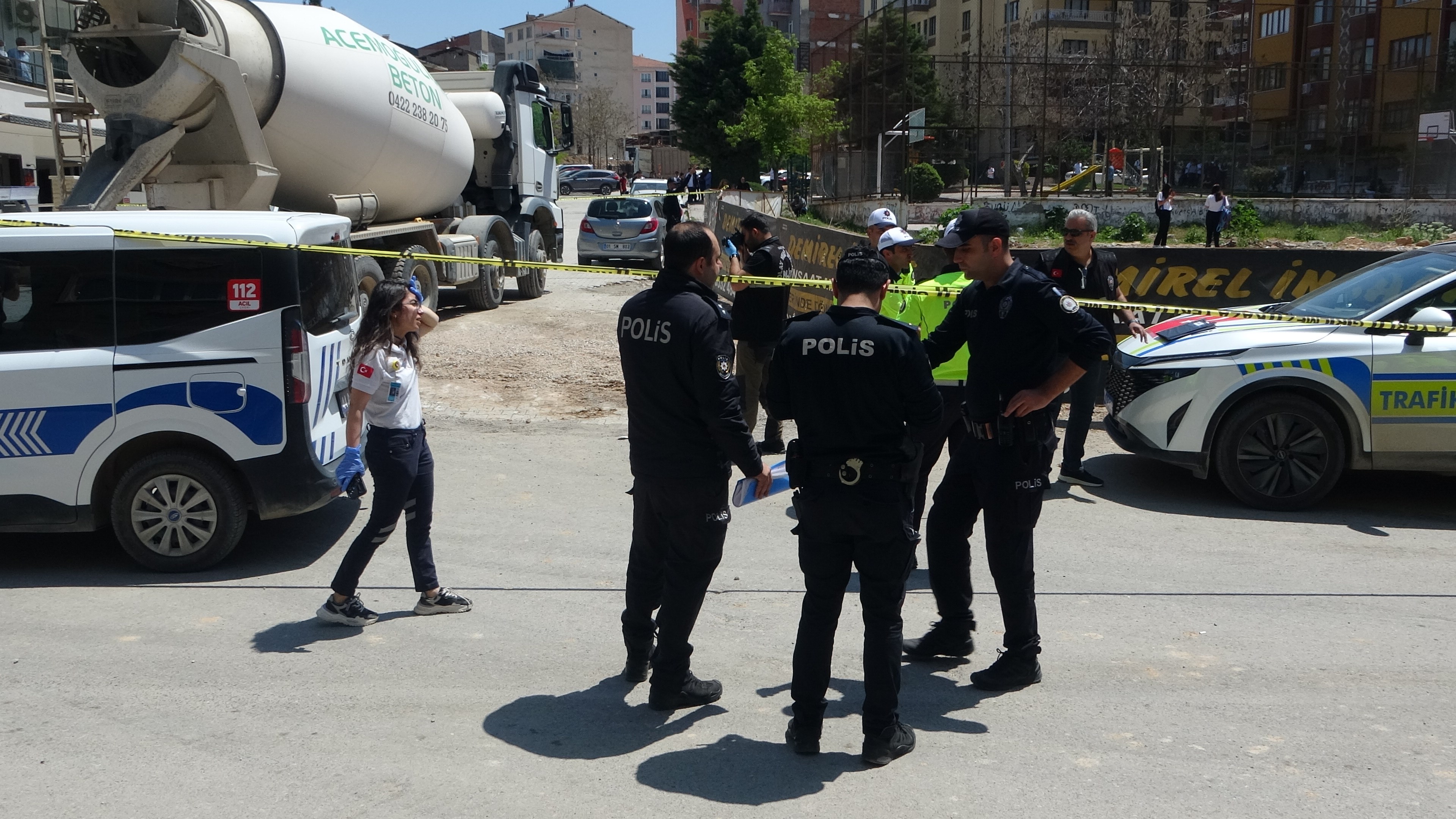 Malatya'da Beton Mikseri Kazası (6)