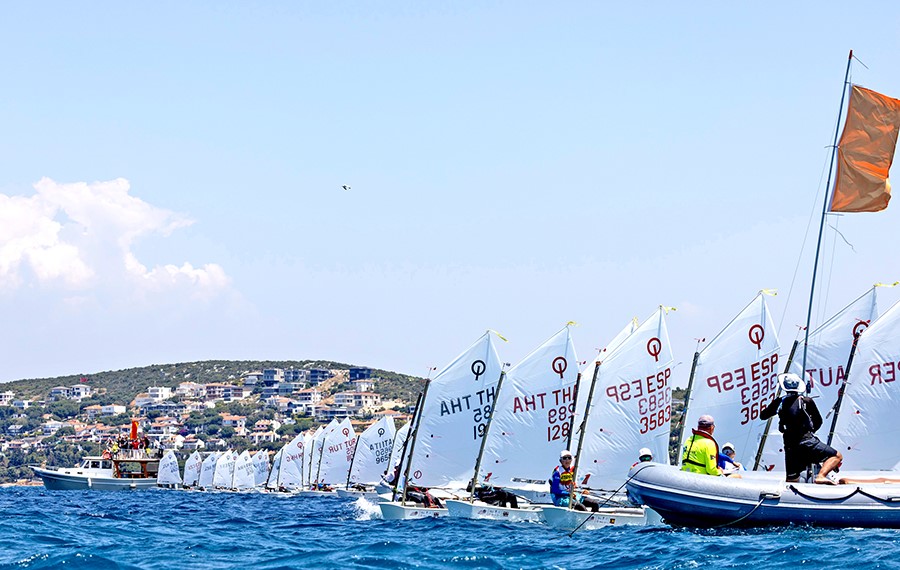 Optimist Avrupa Şampiyonası Çeşme’de Başladı 4
