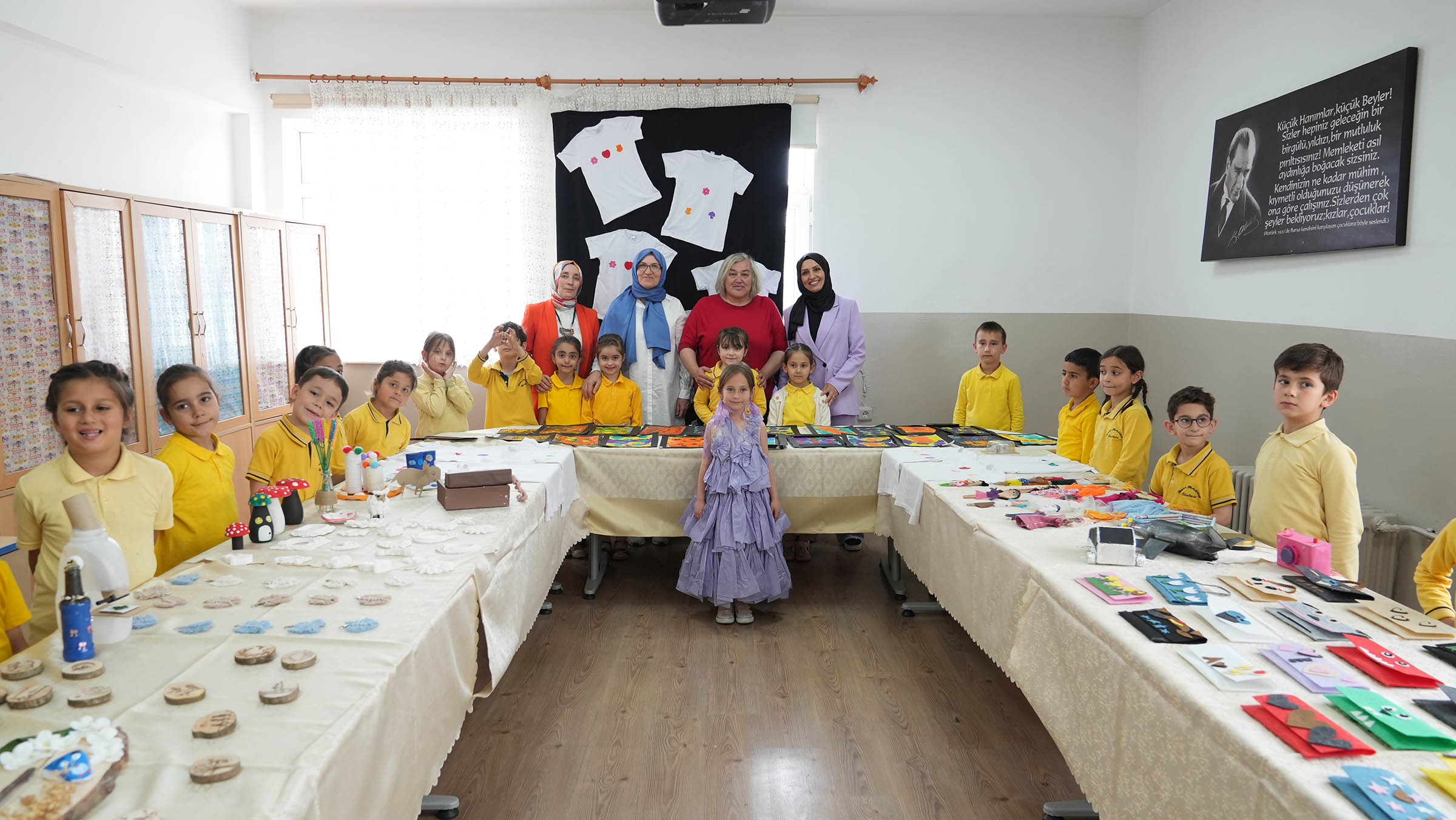 Keçiören'de Minikler Sergi Açtı (1)