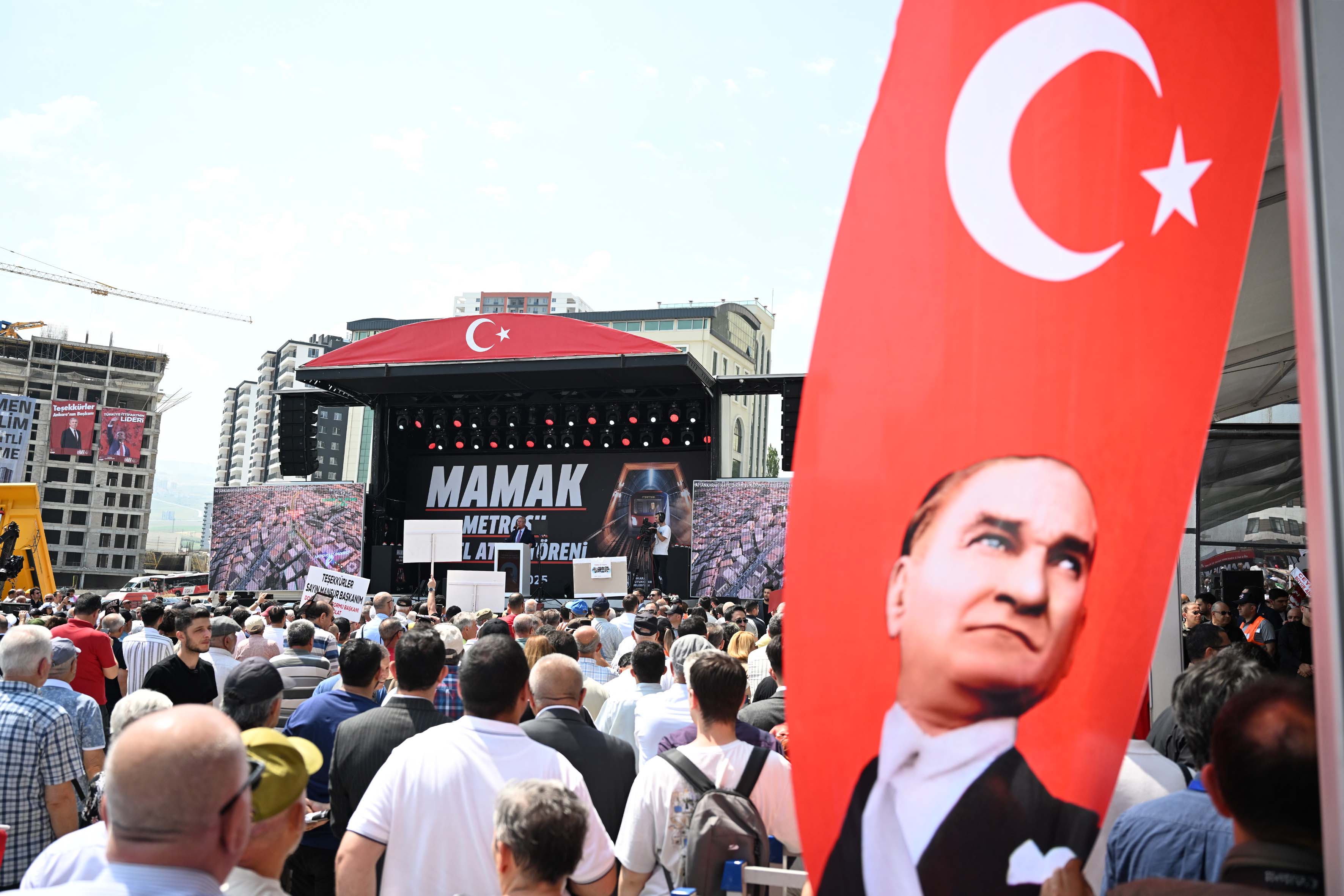 Mamak Metrosu’nun Temeli Atıldı! (3)