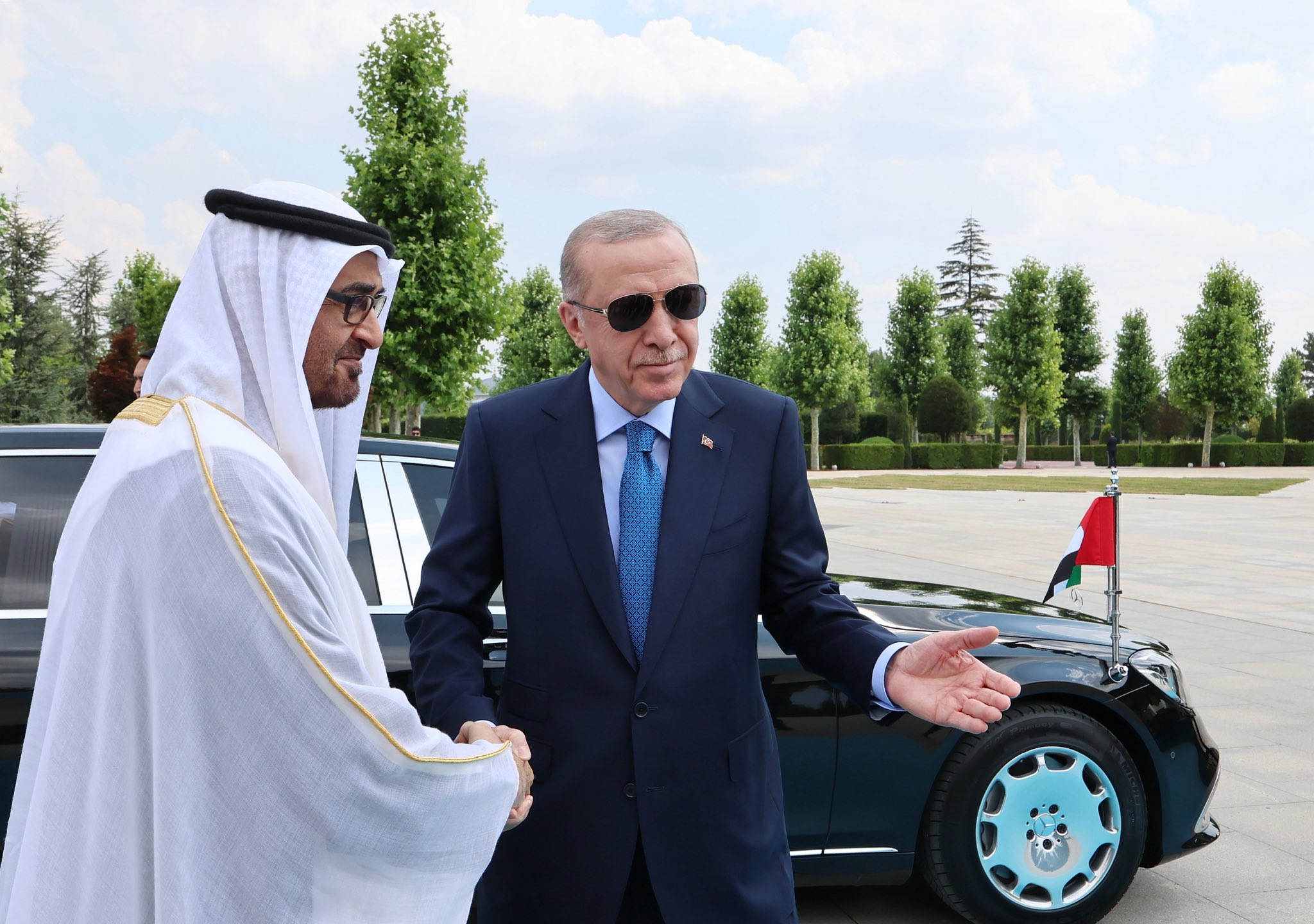 Bae Başkanı Al Nahyan Cumhurbaşkanı Erdoğan (3)