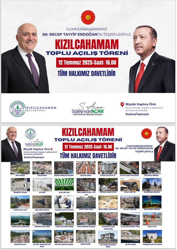 Kızılcahamam D A V E T İ Y E