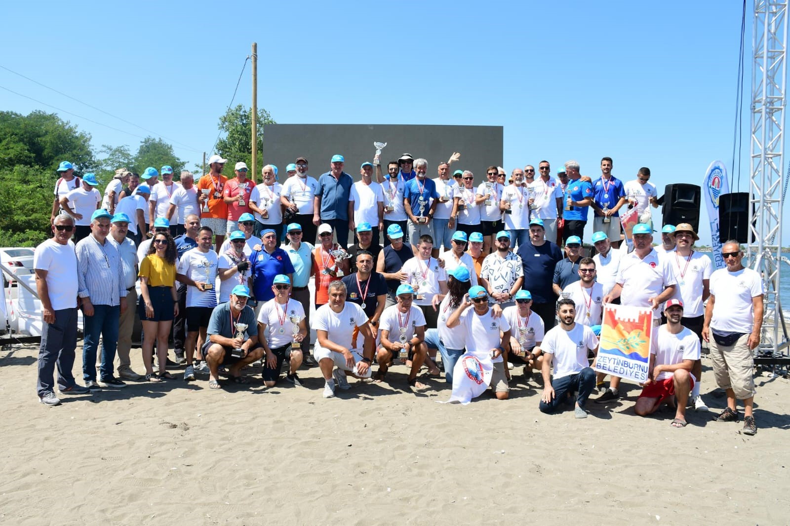 Terme'de Açık Su Yüzme Yarışması (2)