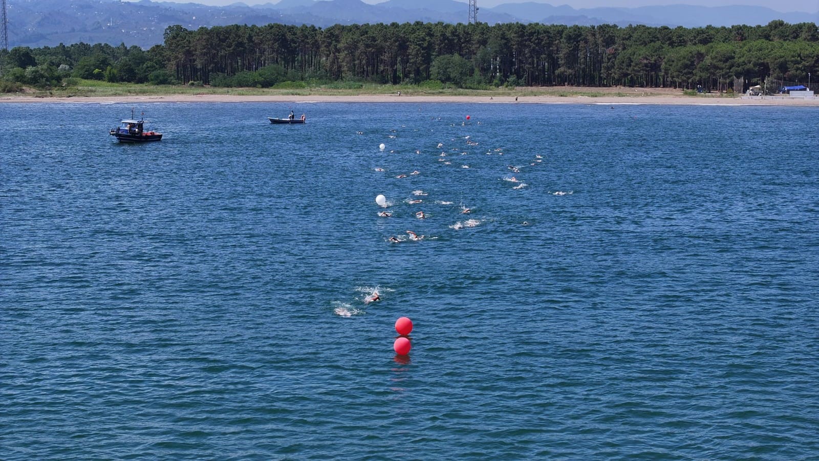 Terme'de Açık Su Yüzme Yarışması (6)