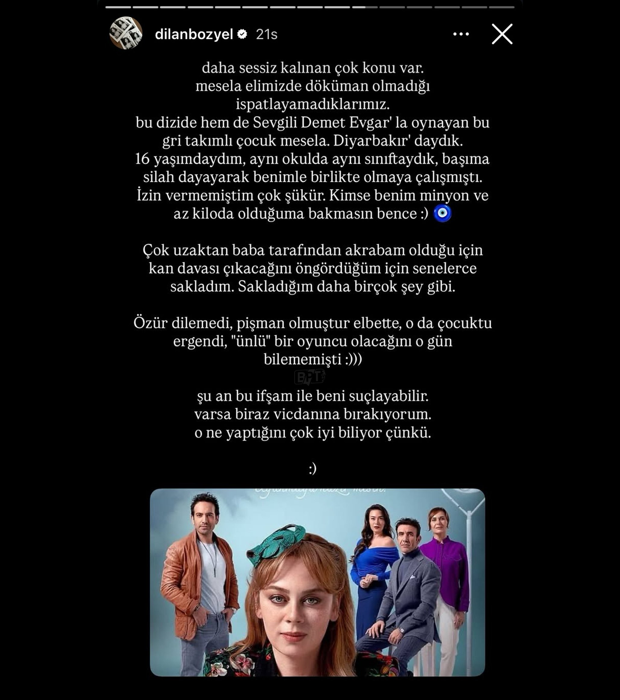 Dilan Bozyel Açıklama