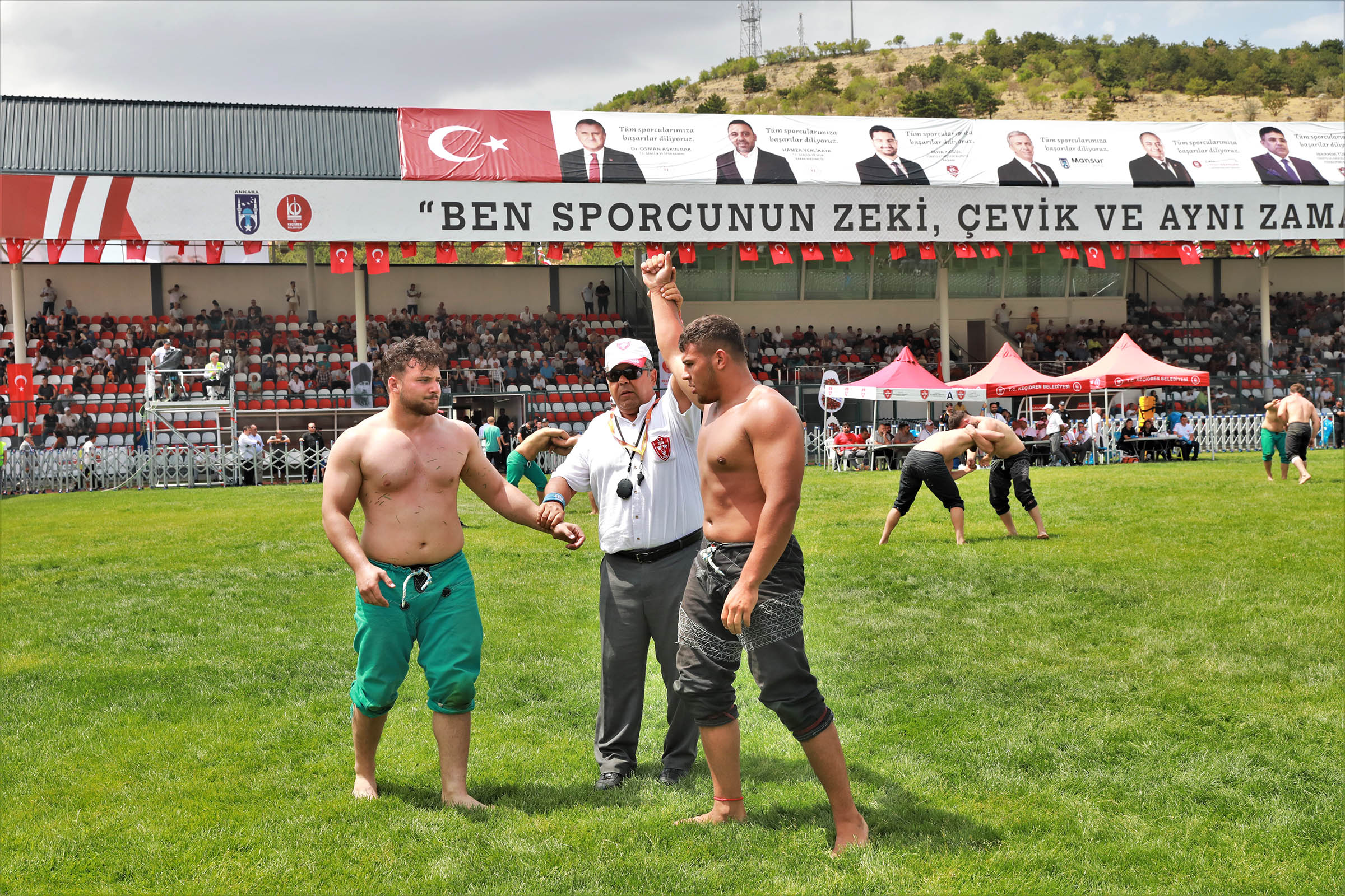 Taha Akgül Güreşleri'nde Altın Kemer Aktürk’ün (3)