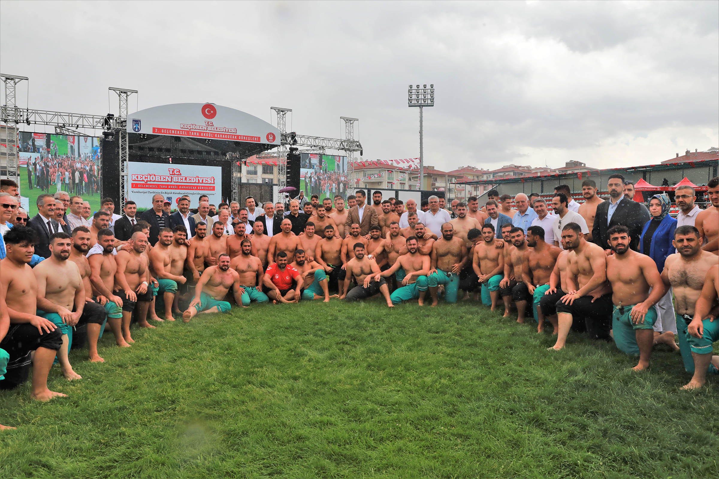 Taha Akgül Güreşleri'nde Altın Kemer Aktürk’ün (6)