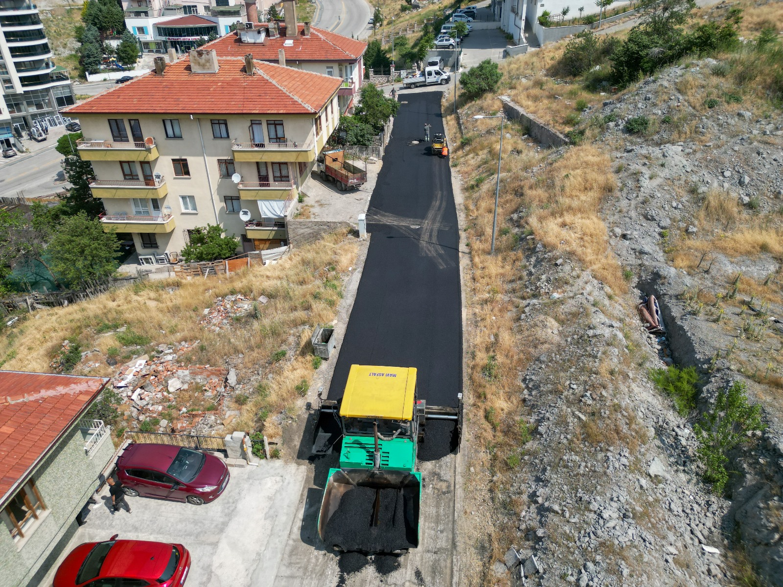 Altindağ’da Asfalt Seferberli̇ği̇ Sürüyor (5)