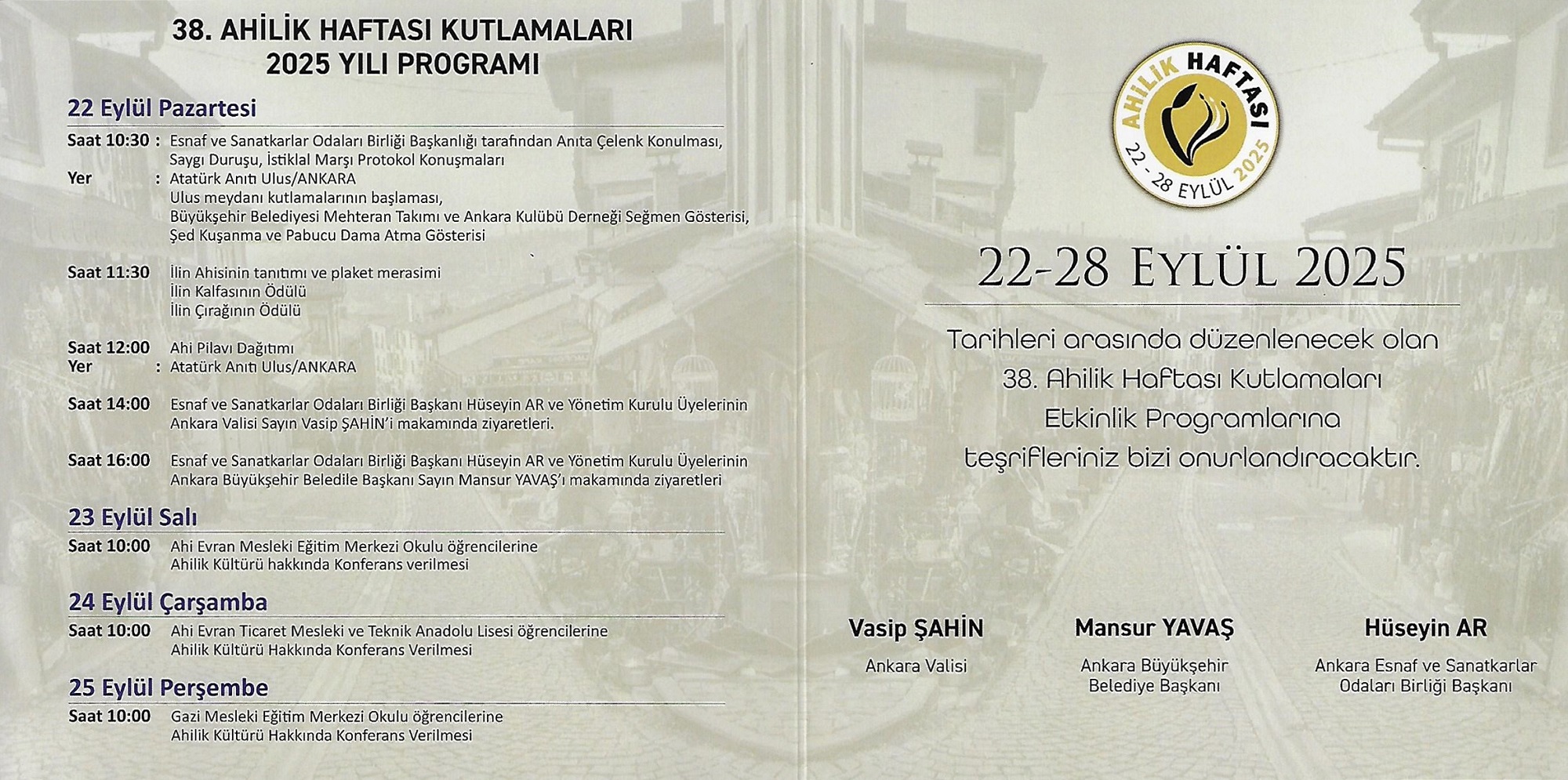 Ankara’da Ahilik Haftası (2)