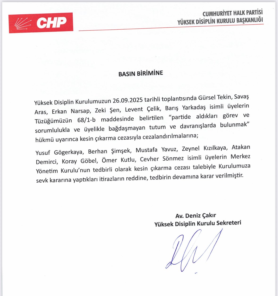 Barış Yarkadaş Ihraç