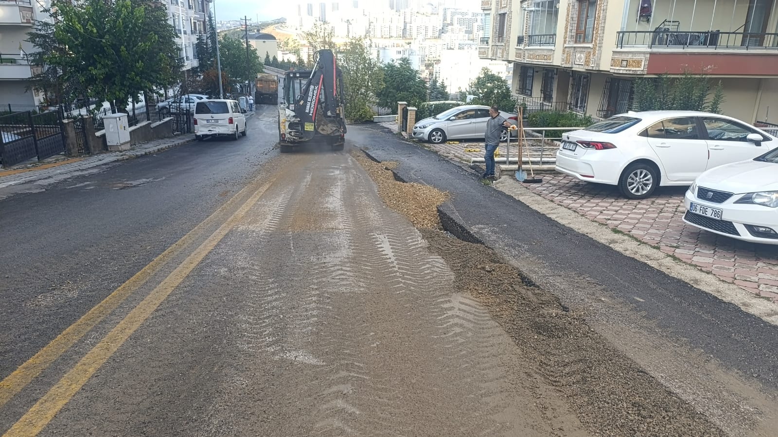 Mamak Belediyesi Sağanak Yağışta Seferber Oldu (5)