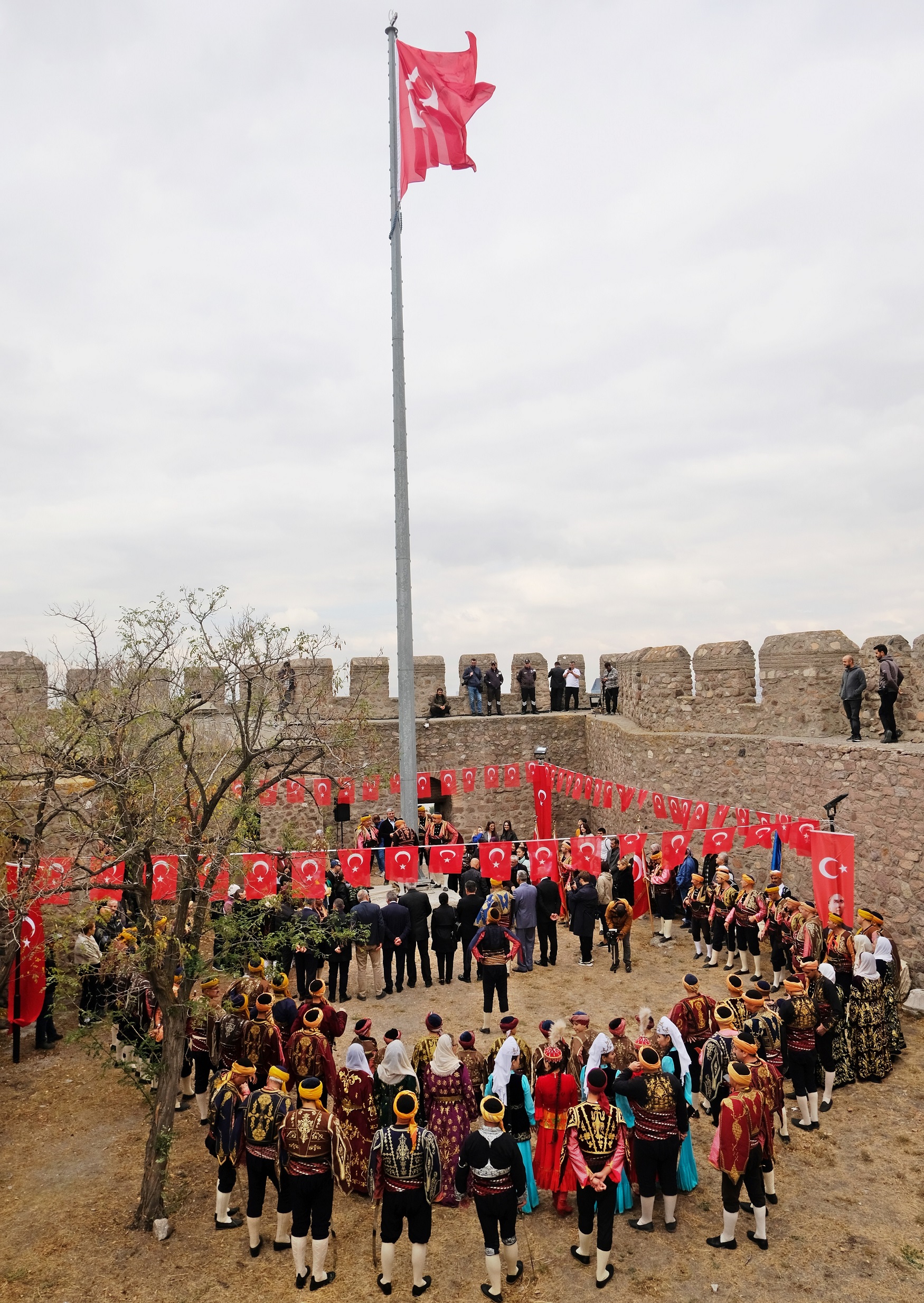 Ankara Kalesi’nde Bayrak Töreni (3)