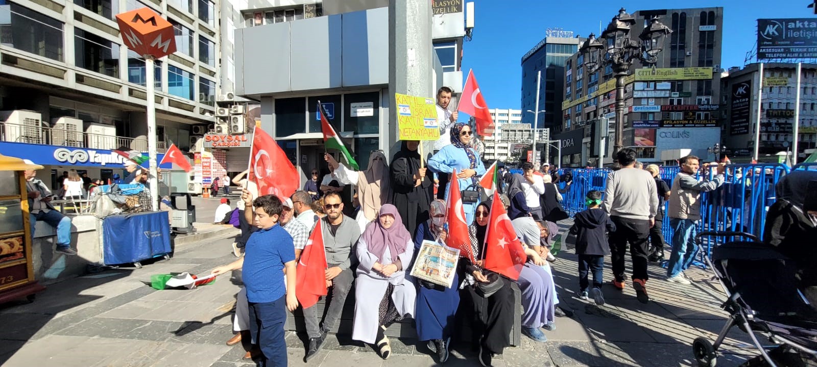 Binlerce Ankaralı Filistin’e Destek Için Yürüdü (2)