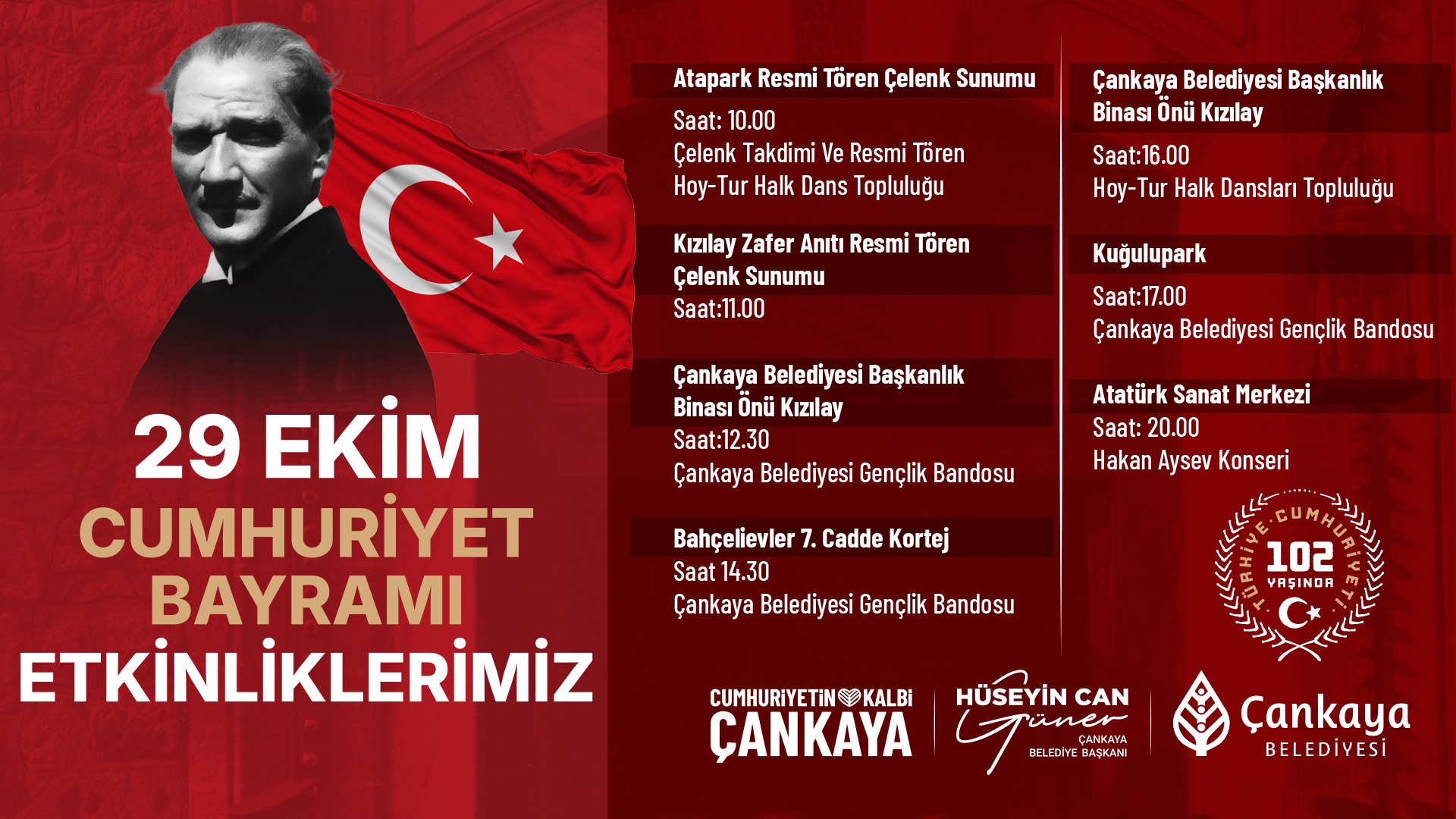 Cumhuriyet Bayramı Çankaya