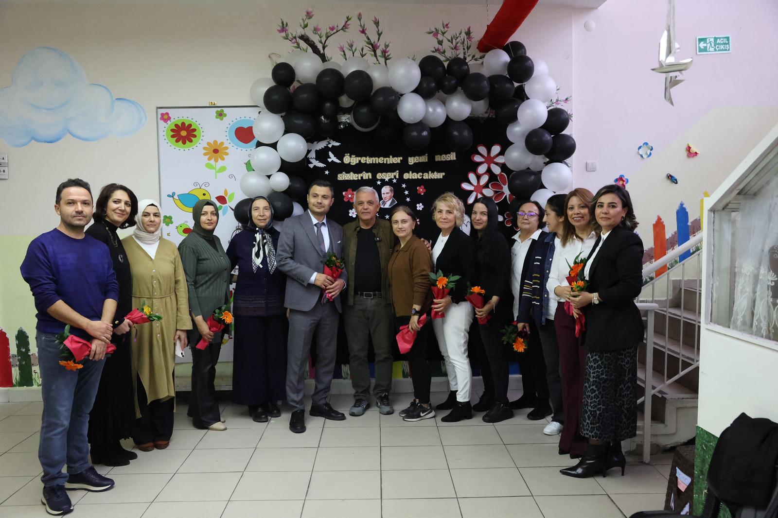 Başkan Şahin’den 24 Kasım Öğretmenler Günü Ziyareti (6)