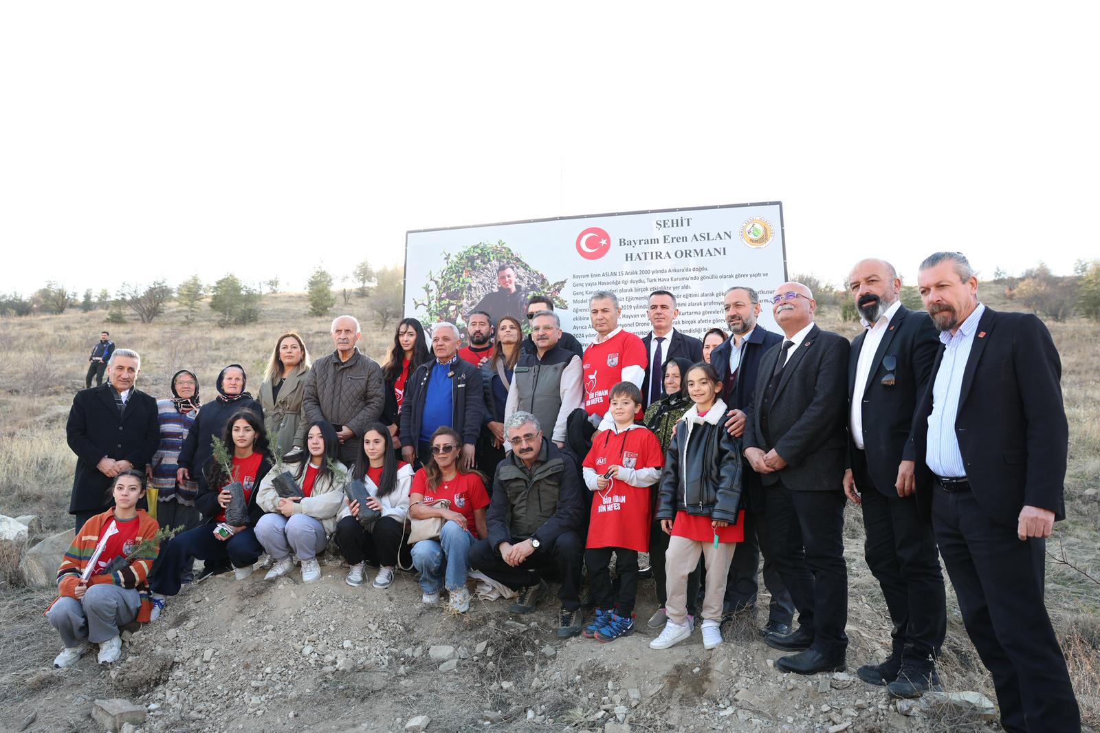 Şehit Bayram Eren Arslan Anısına Mamak’ta Hatıra Ormanı (10)