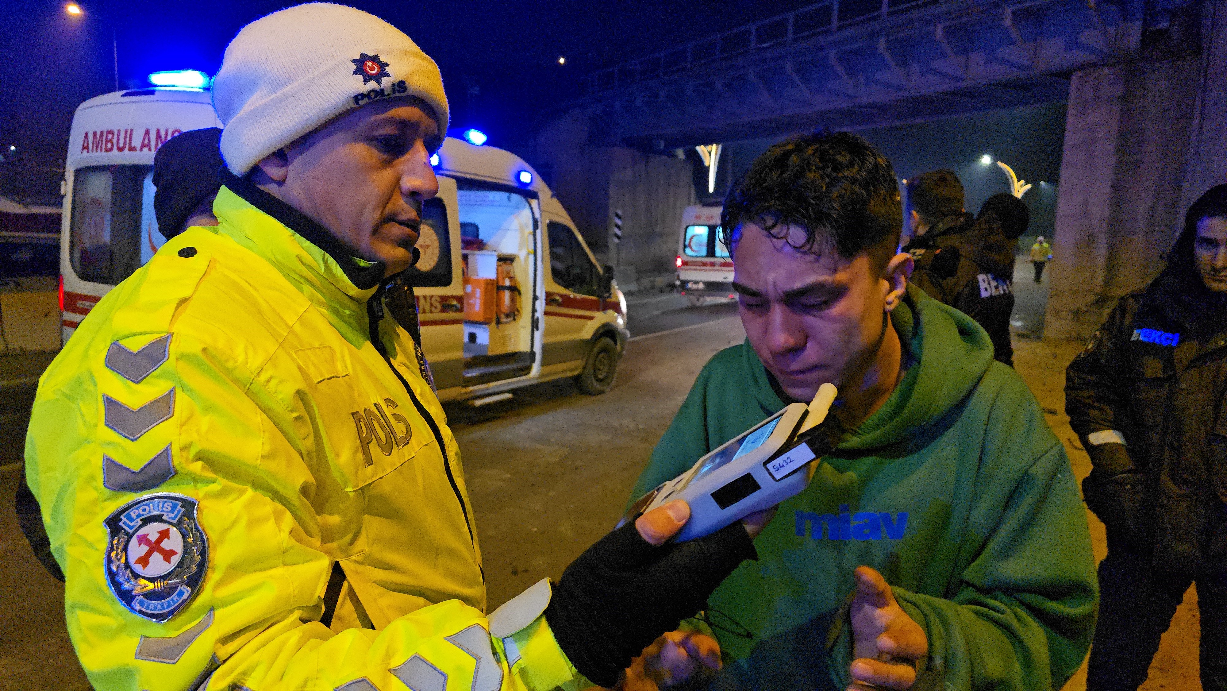 “Dur” ihtarına uymadı, kaçarken kaza yaptı