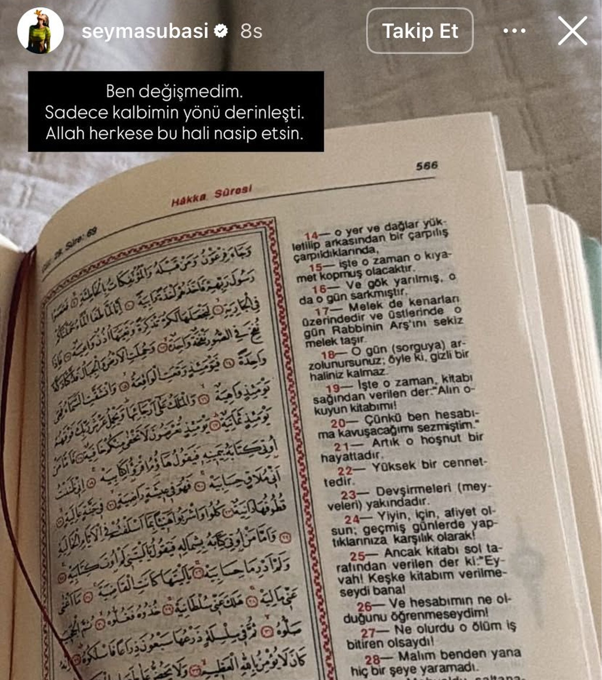 Şeyma Subaşı Dua Ve Kur’an (3)