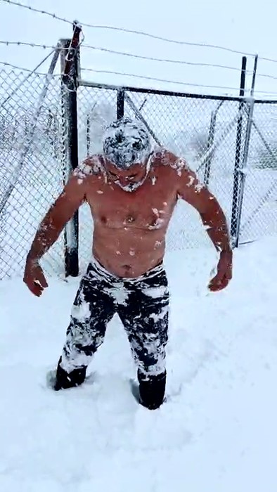 Ankara’da kar üzerinde sıra dışı anlar - 2