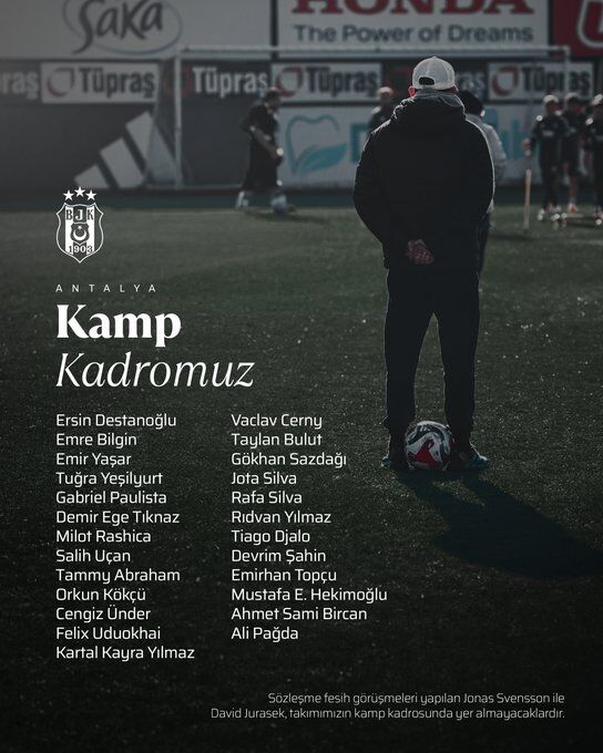 Beşiktaş Antalya Kamp