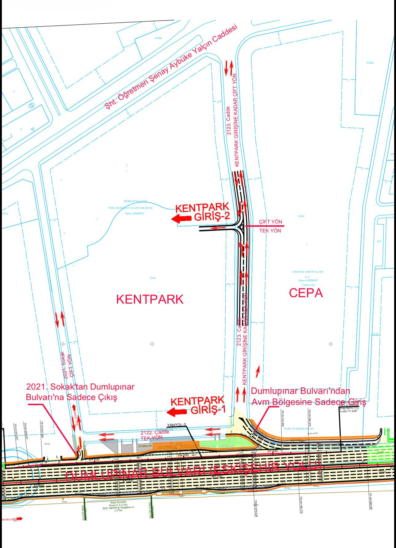 Kentpark Ve Cepa Çevresinde Trafik Düzenlemesi Başlıyor (1)