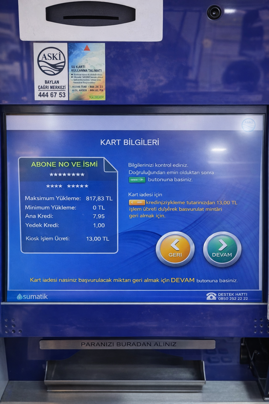 Ankara’da Kartlı Su Nasıl Doldurulur (1)