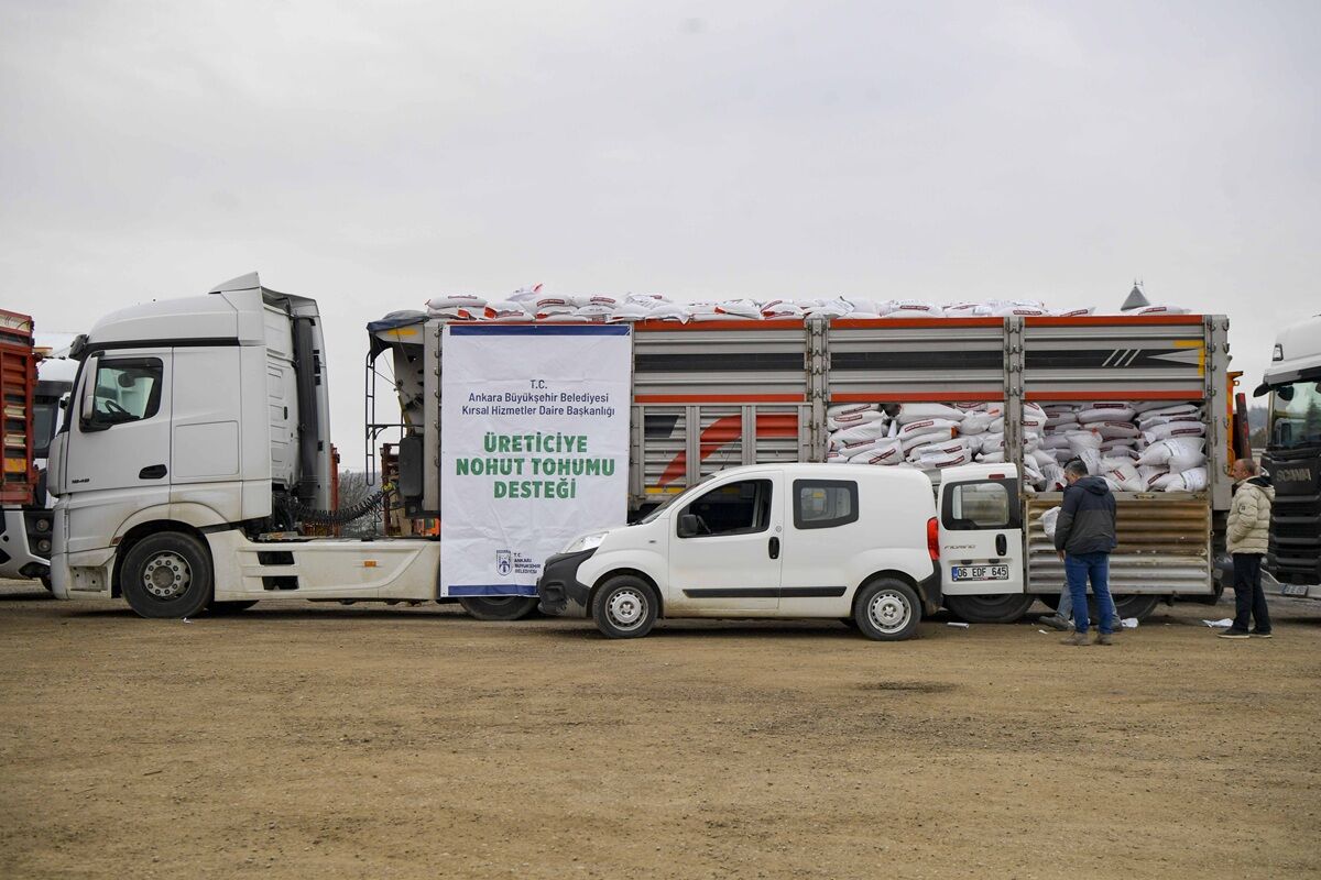 Ankara’da Üreticiye 1,5 Milyon Kilo Nohut Tohumu Desteği (2)