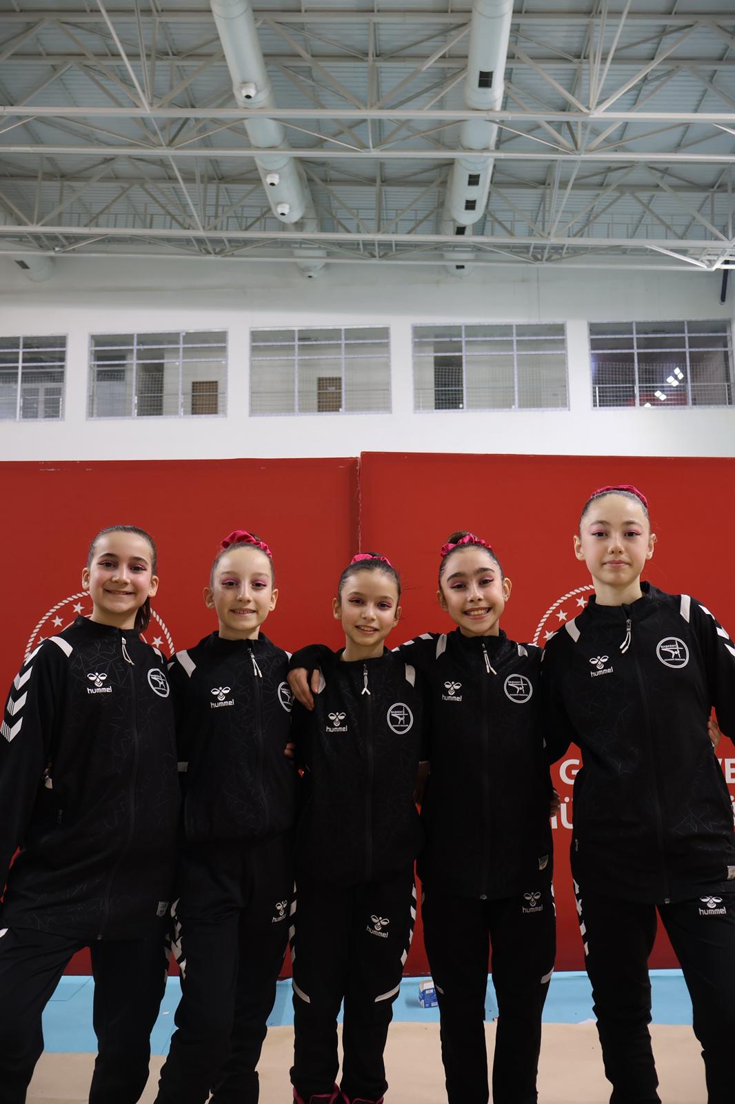 Eda Beyoğlu Nisa Bilen Ada Metli Güneş Şahin Göknur Cin, 12 14 Yaş Grup Kategorisi Türkiye 4.Lüğü