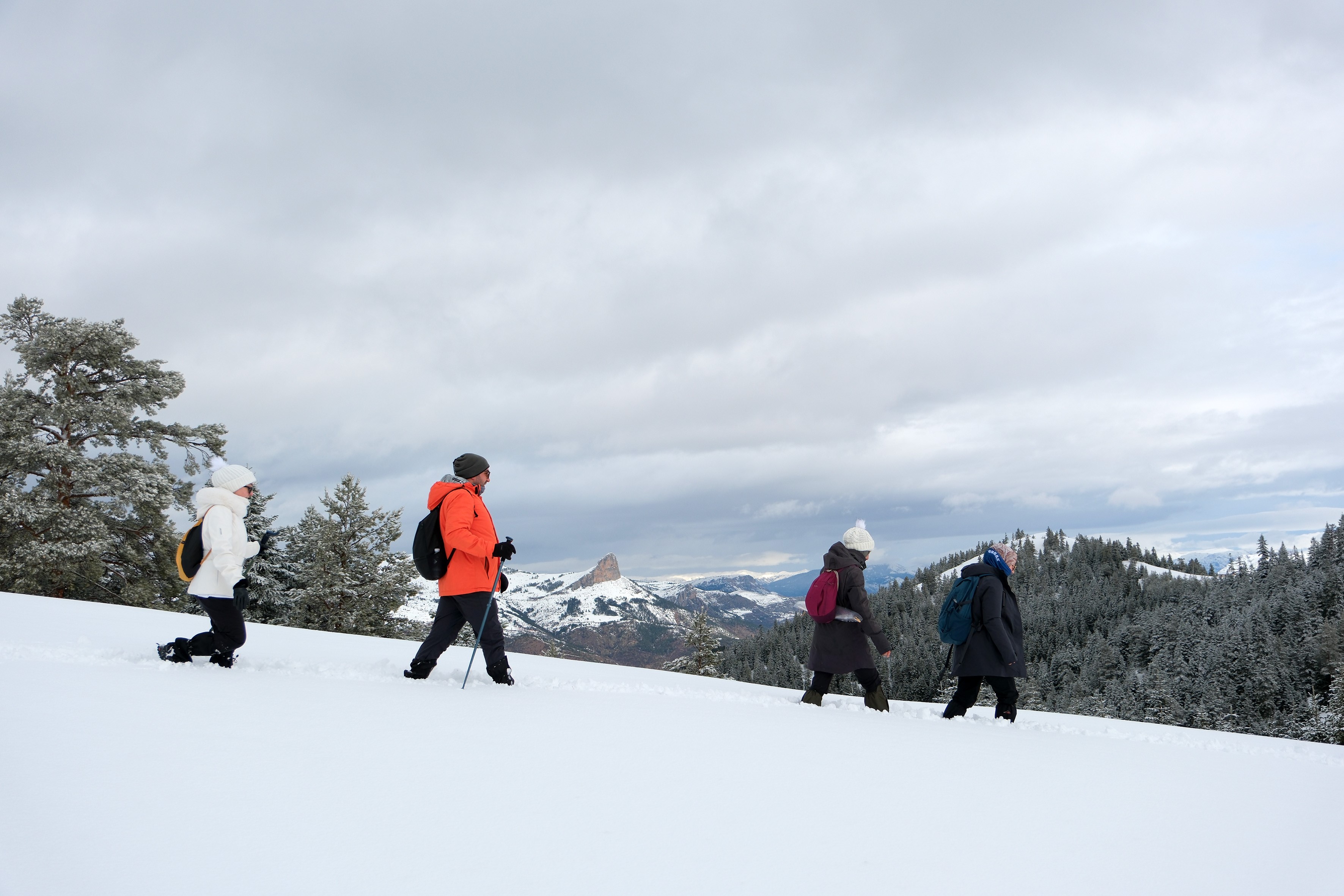 Gümüşhane’de Alpleri Aratmayan Kar Yürüyüşü (2)
