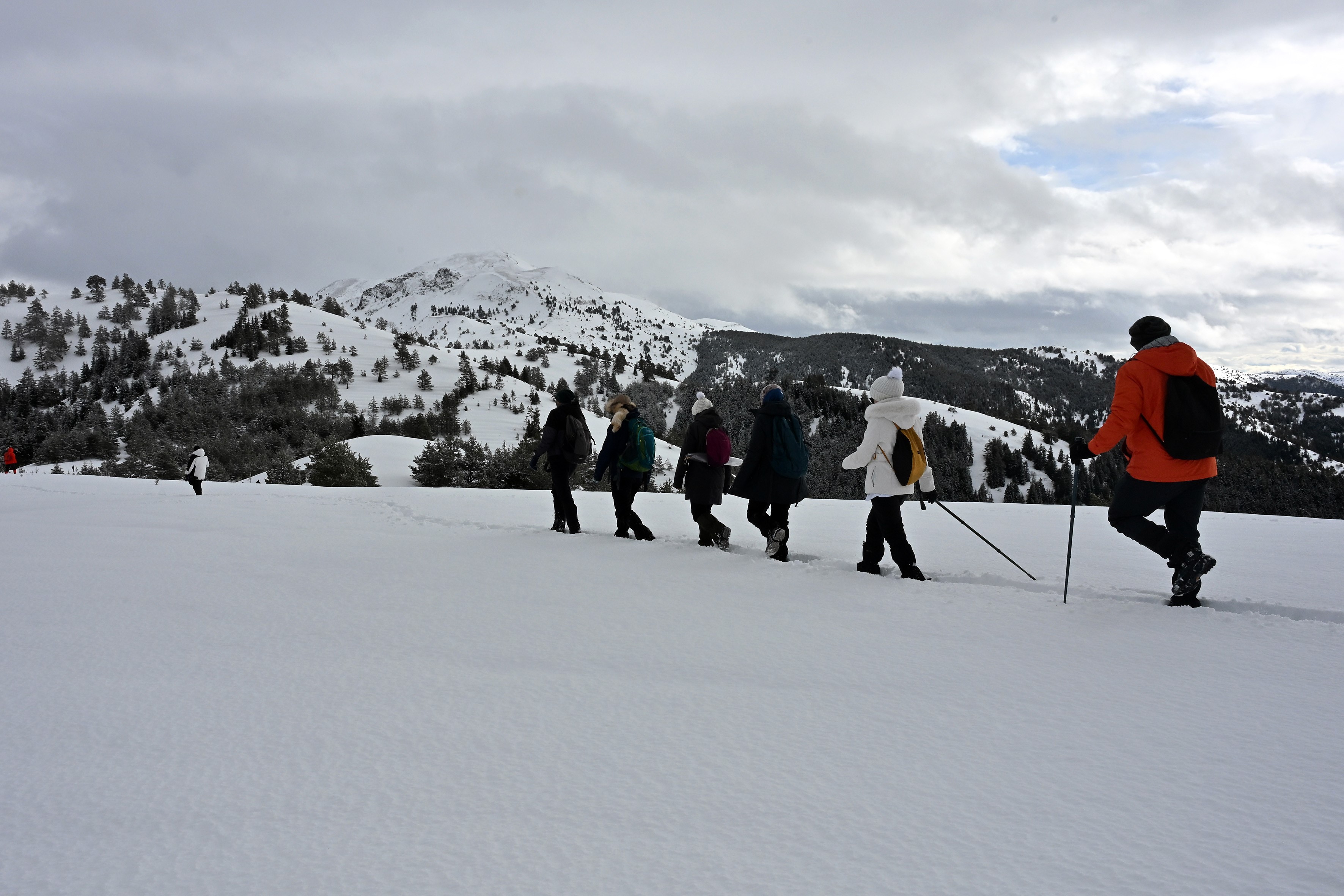 Gümüşhane’de Alpleri Aratmayan Kar Yürüyüşü (4)
