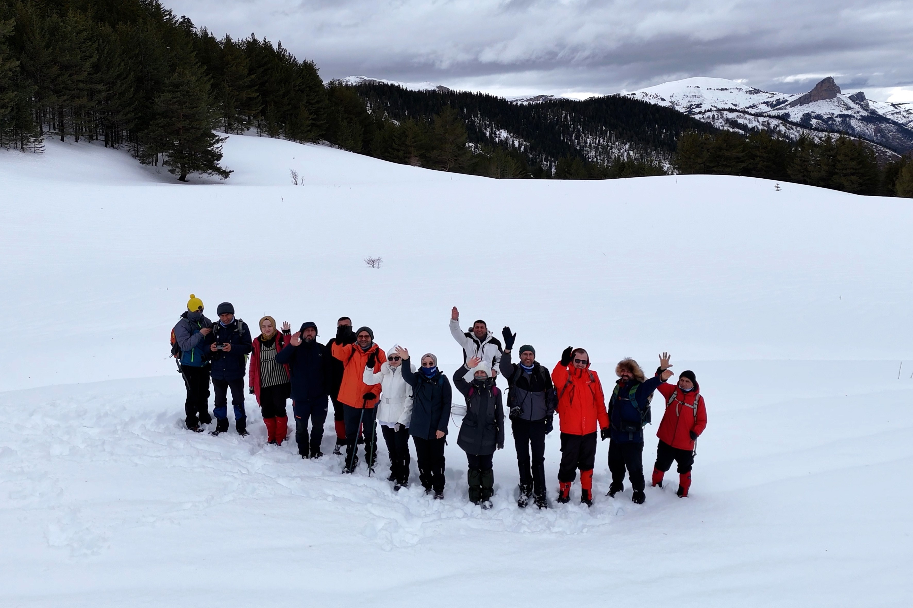Gümüşhane’de Alpleri Aratmayan Kar Yürüyüşü (6)