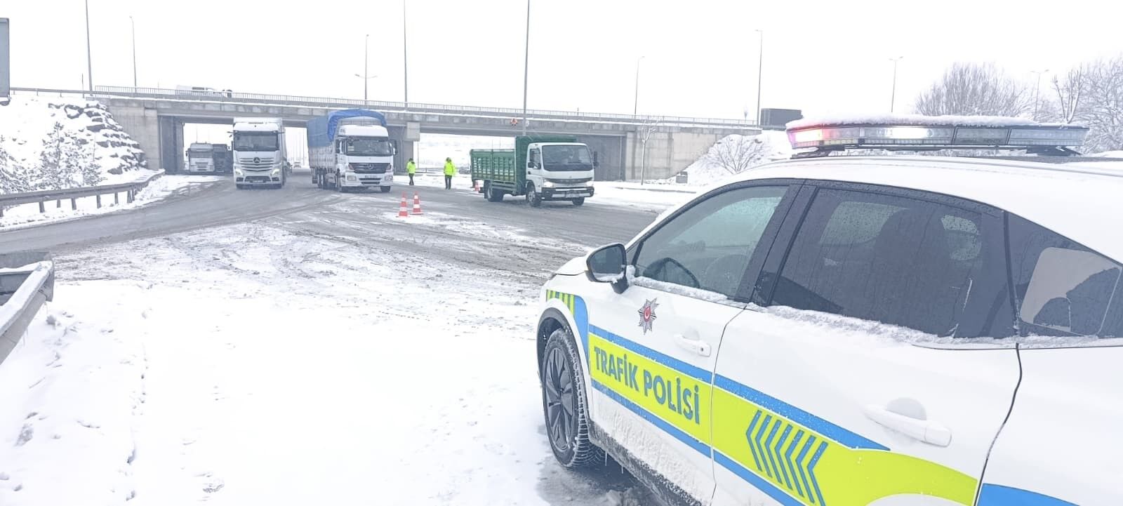 Kayseri Malatya Karayolu Ulaşıma Kapandı (2)