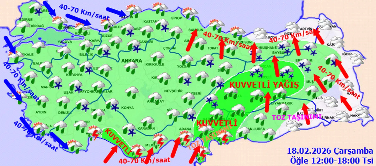 Meteoroloji Uyardi 38 Ilde Harita Degisti Hem Kar Hem Saganak Geliyor 1771607 202602180921 20260218092102 5