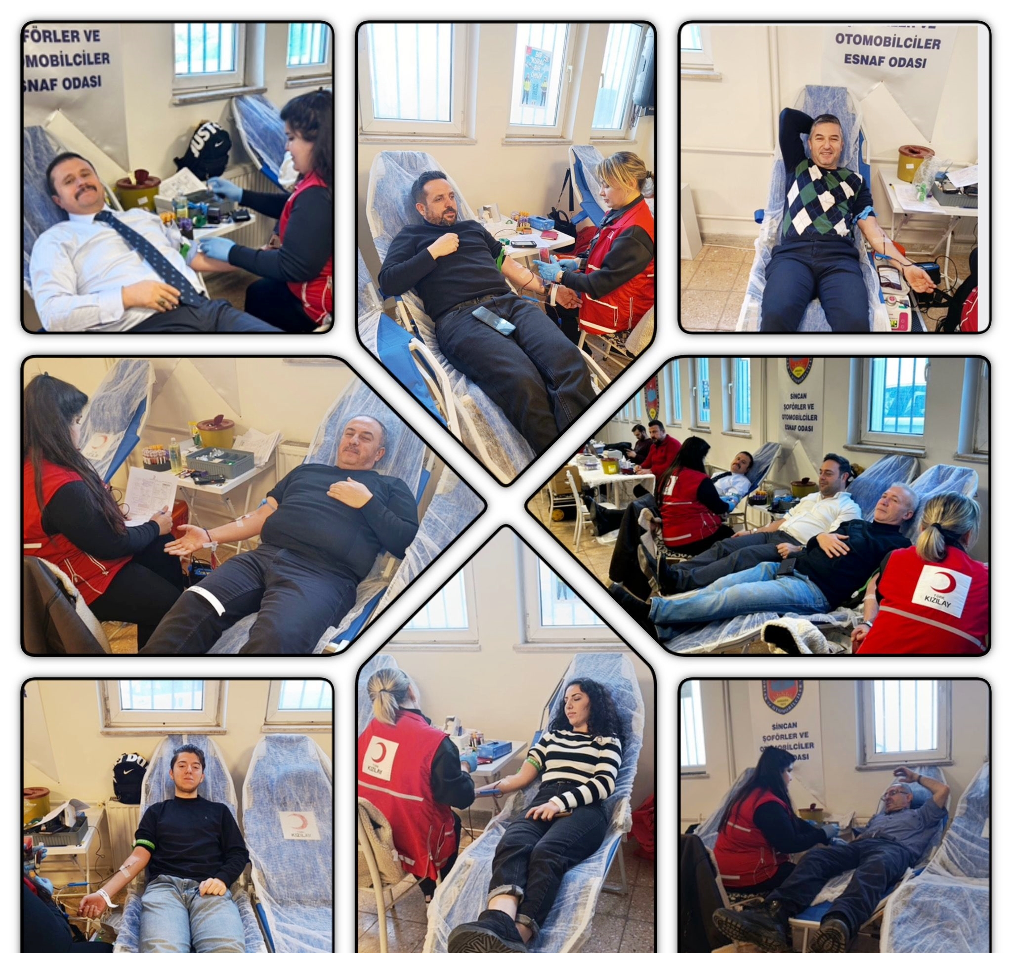 Sincan Şoför Esnafı Kızılay Için Kan Bağışında Bulundu (1)