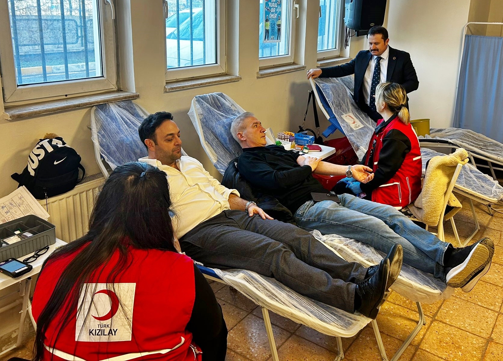 Sincan Şoför Esnafı Kızılay Için Kan Bağışında Bulundu (3)