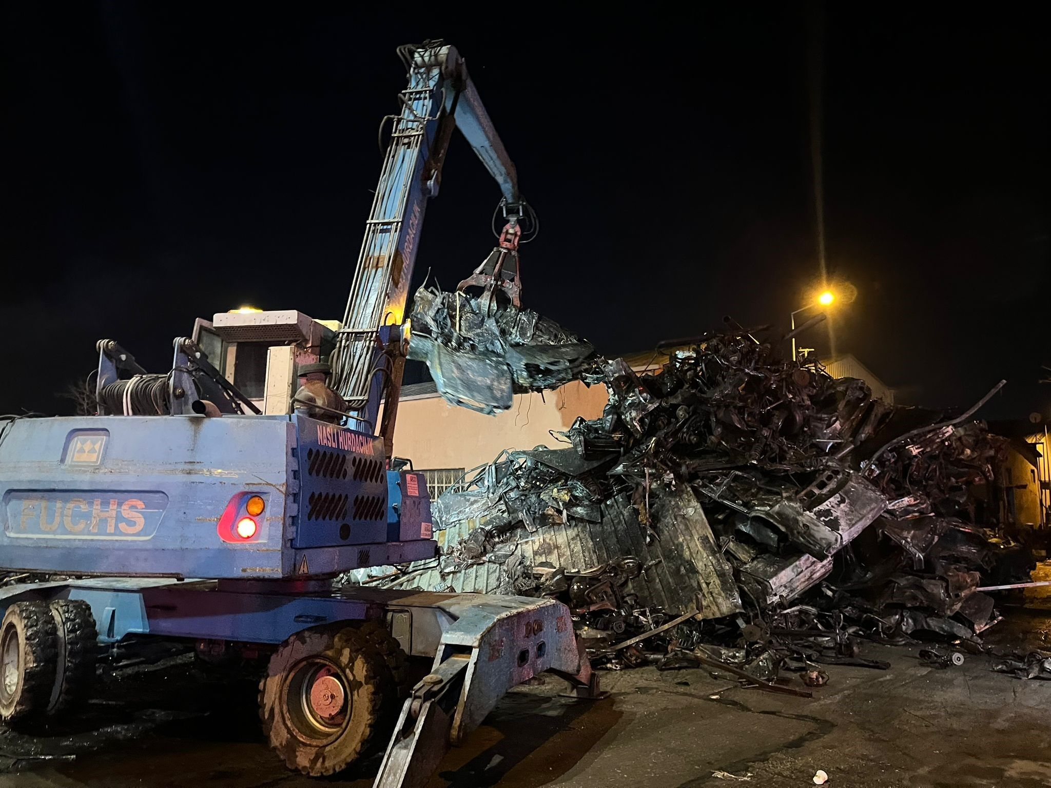 Ankara Hurdacılar Sanayi Sitesi'nde Yangın (2)