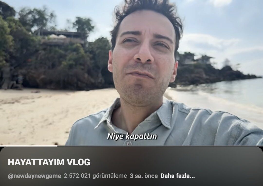 Enes Batur YouTube’a geri döndü