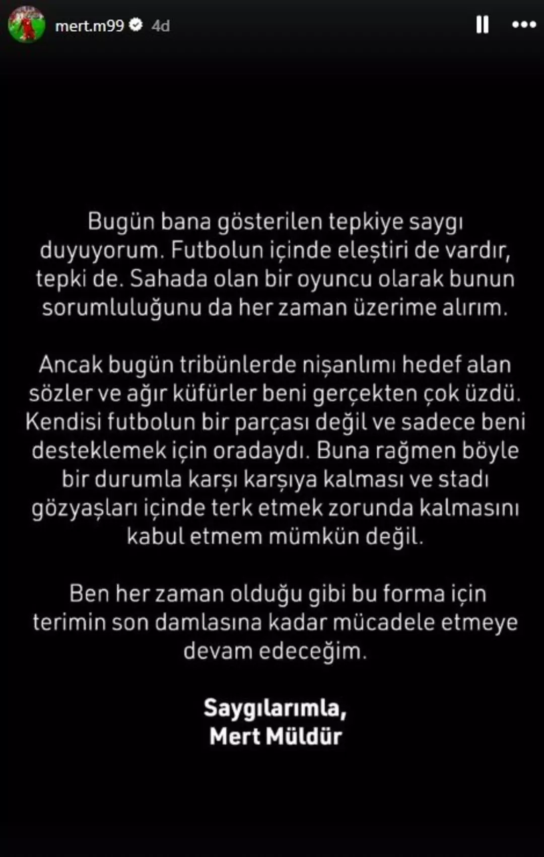 Mert Müldür Nisanlısı Açıklama-1