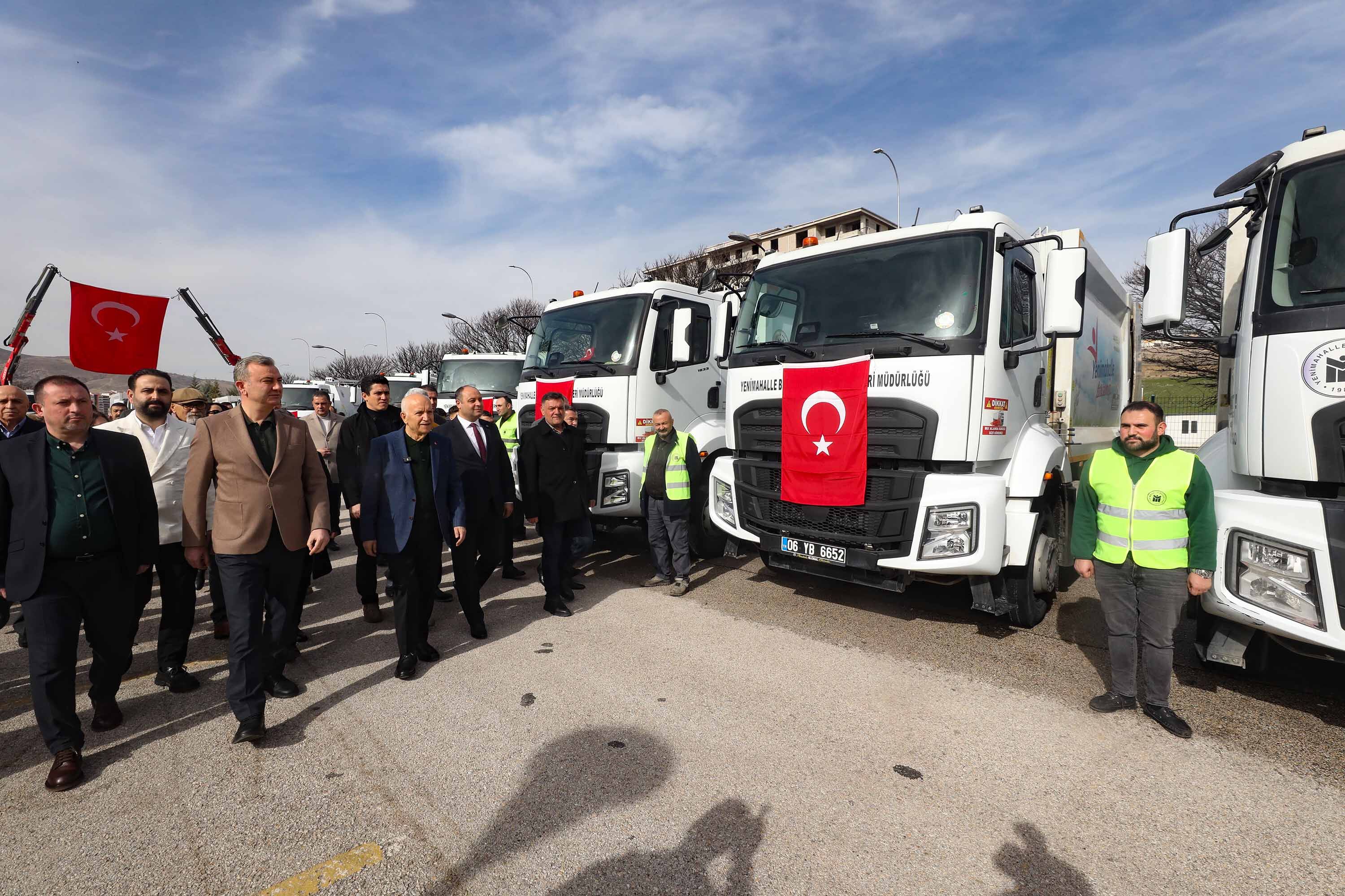 Yenimahalle Belediyesi Filosuna 83 Yeni Araç (1)