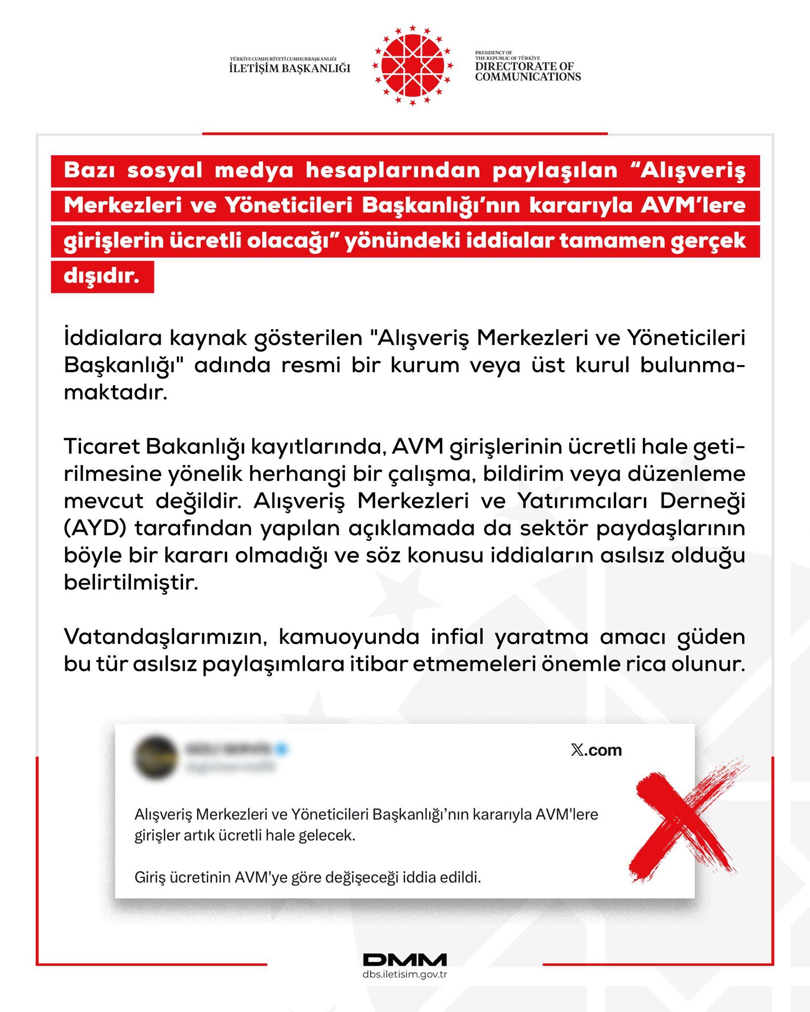 Avm Giriş Ücreti