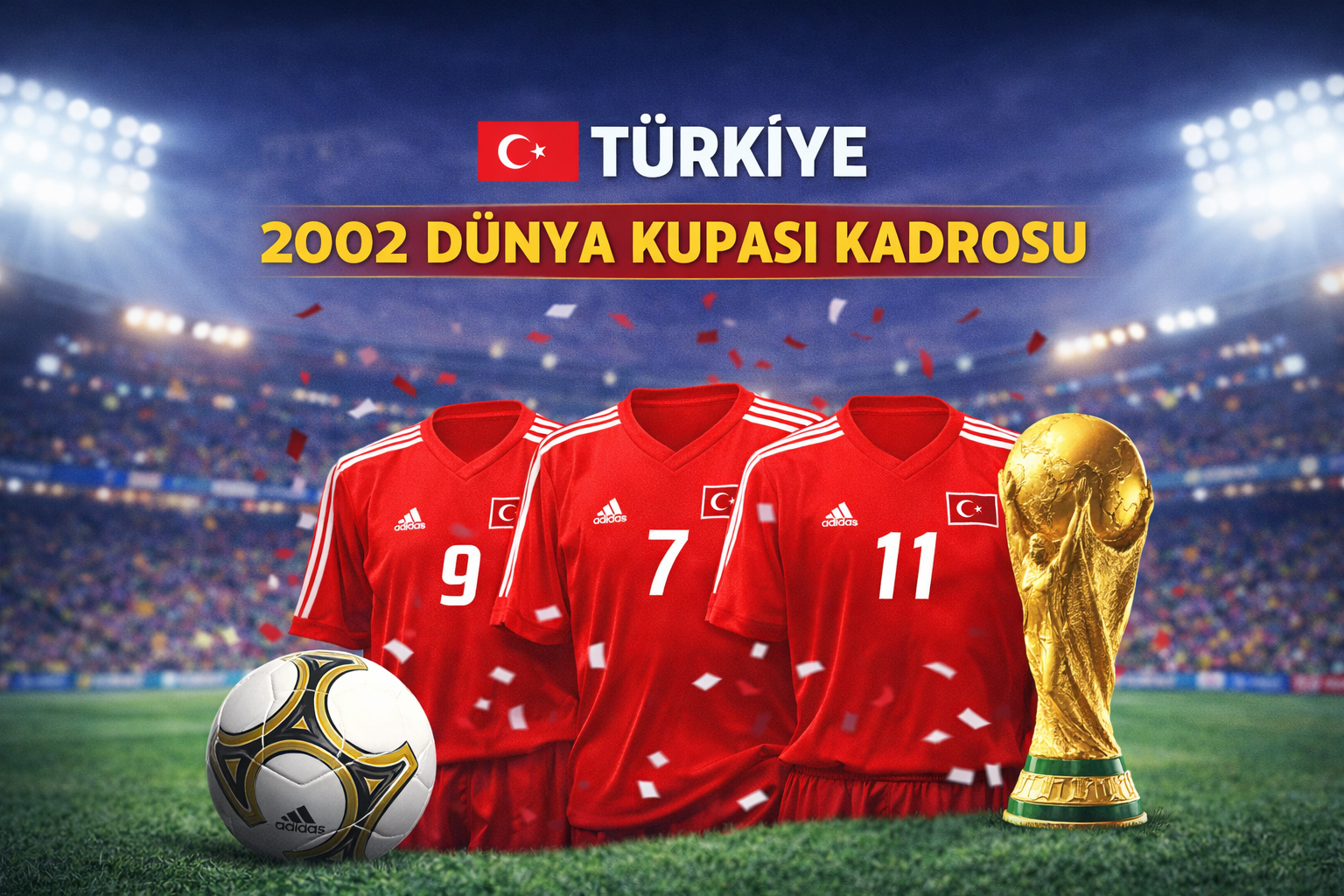 Türkiye 2002 Dünya Kupası Kadrosu: Dünya Üçüncülüğü Kadrosu