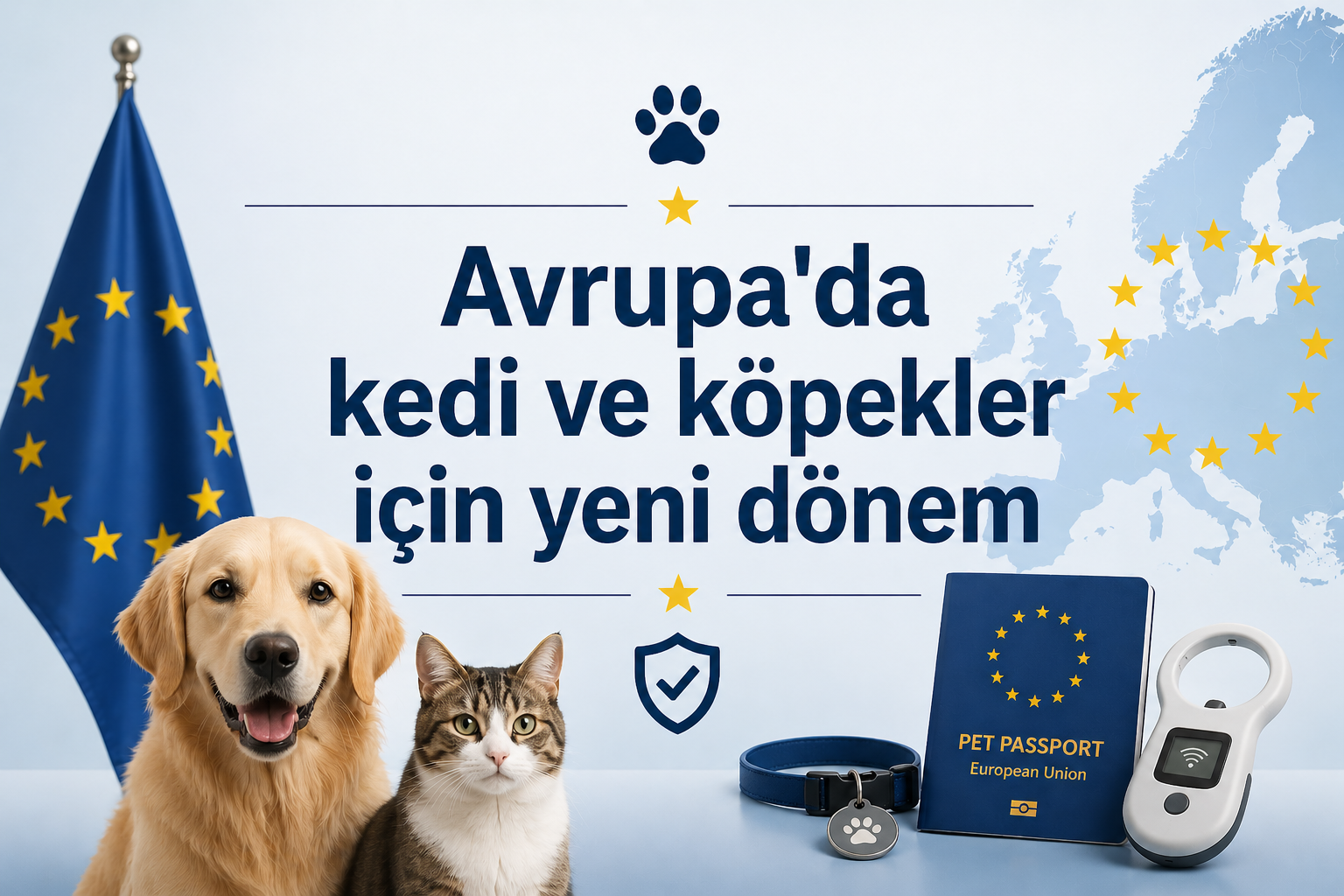 Avrupa'da kedi ve köpekler için yeni dönem