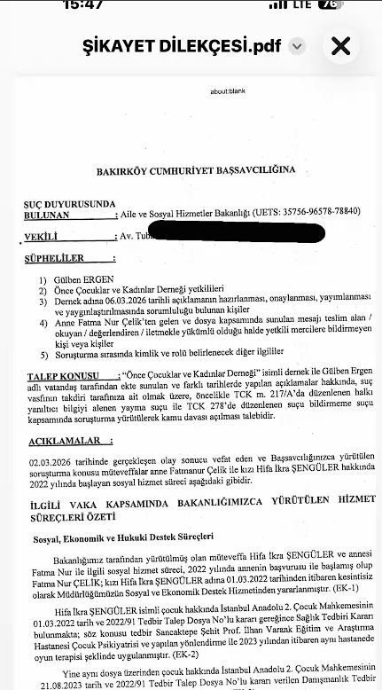 gülben ergen açıklama