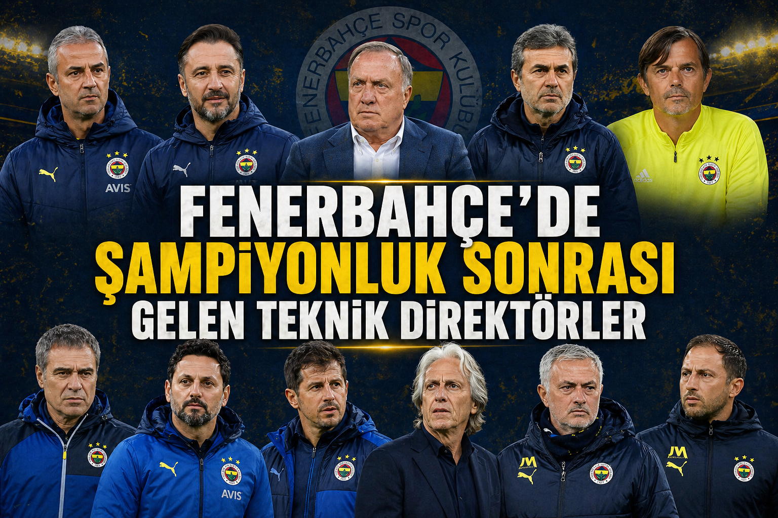 Fenerbahçe’de Şampiyonluk Sonrası Gelen Teknik Direktörler