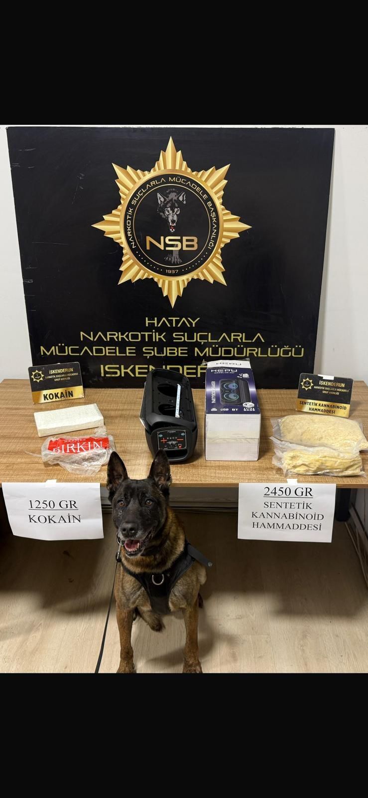 Hatay’da 12 Milyonluk Yasaklı Madde Ele Geçirildi (1)