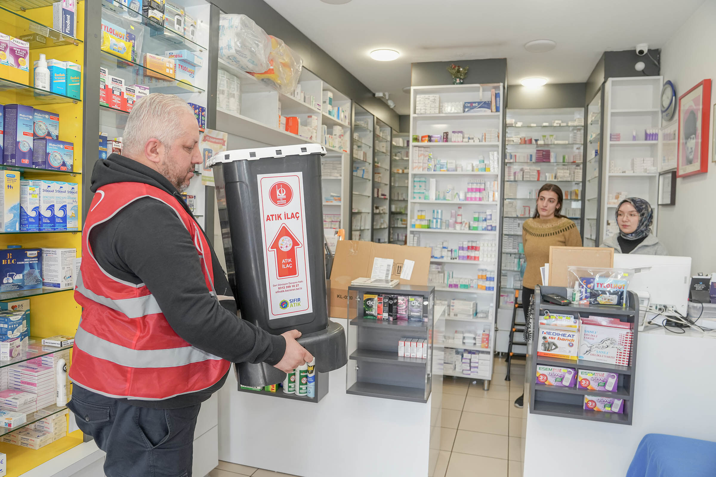 Keçiören’de Atık Ilaçlara Güvenli Toplama Projesi